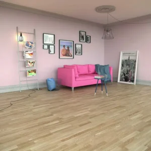 Дуб 1 п НАТУР, мат лак,браш , 4V Cottage  , 5G NEW