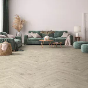 Ламінат Kaindl 3144/32744 Eiche Alnwick 630x128x8мм  AC4 V-groove Fischgra (1 уп=11д=0,87м2)